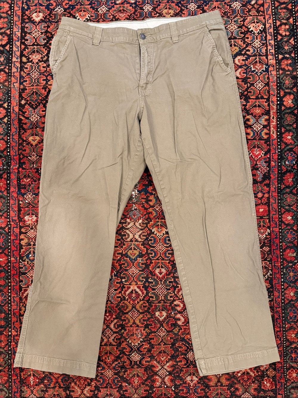 Men's Columbia Olive Green Carpenter Chinos 36/30
